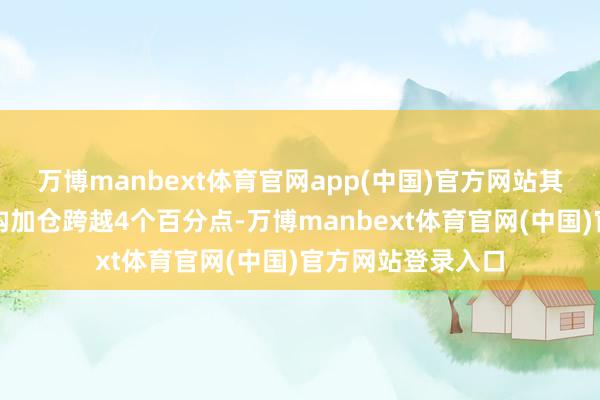 万博manbext体育官网app(中国)官方网站其中长川科技获机构加仓跨越4个百分点-万博manbext体育官网(中国)官方网站登录入口